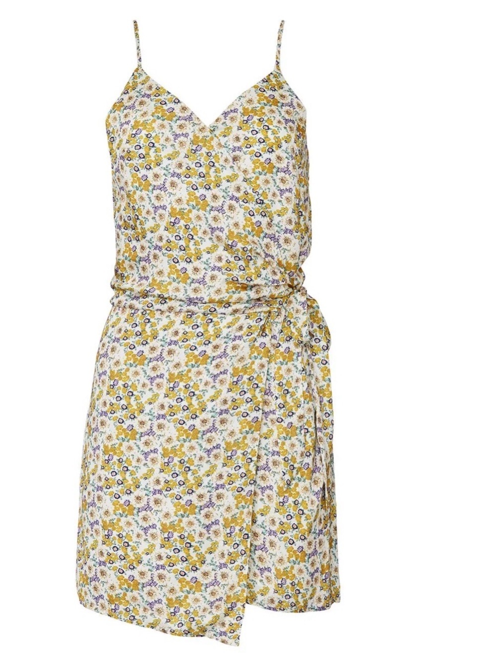 Heartloom Paige Floral Wrap Mini Dress Size Medium